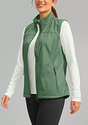 Soothfeel Women's Vest with Zipper Pocekts