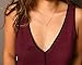 Lariat Necklace Bar Pendant Necklace Y Necklaces for Women Gold Silver Necklace Dainty Jewelry Gift (B:Silver)