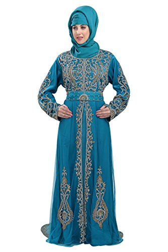 Royal Luxury Wedding Gown Party Wear Caftan Dress