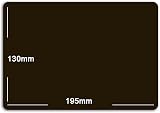 EDSG House Numbers Plaques Outside 195mm x 130mm Black Aluminium Composite view 4