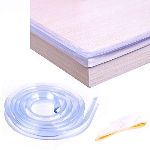 3.28 ft Soft Transparent Edge & Corner Protection Strip,clear edge baby proof, Healthy,Nontoxic , Environmental,Corner and Edge Guards