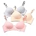 kapoki Women's Nursing Bra Lace Edge Cotton Seamless Maternal Postpartum No Rims 2 Breastfeeding Systems Bras