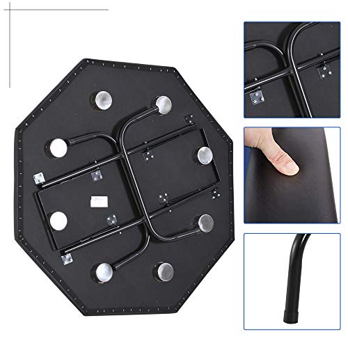 Soozier-39ft-8-Player-Octagon-Poker-Table-with-Cup-Holders-Folding-Top-Blue