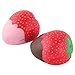 Anboor 3.9 Inches Squishies Strawberry Chocolate Cream Jumbo Slow Rising Kawaii Scented Soft Fruit Squishies Toys Color