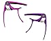 Guitar Capo (2 Pack) for Acoustic Guitars, Ukulele, Banjo, Mandolin, Bass - Made of Ultra Lightweight Aluminum Metal (1.2 oz!) for 6 & 12 String Instruments - Nordic Essentials (Pink+Purple)