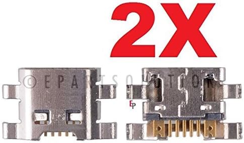 Amazon Com Epartsolution 2x Lg Stylo 3 Plus Mp450 Tp450 M470 M470f Micro Usb Charger Charging Port Dock Connector Usb Port Replacement Part Usa Seller