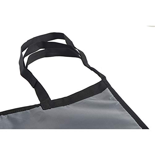 HNYG Full Body Mesh Sling with Commode Openning, Medical Lift Equipment Transfer Sling for Lifting Patient, Four Point Support Patient Lift Sling for Elderly and Disabled, 600 Weight Capacity