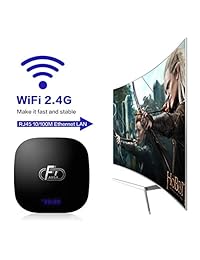 2018 TV Box, Android 7.1 Media Player 2GB 16GB Amlogic S905W Quad Core 64 Bits WiFi2.4G Bluetooth 4.0 Smart 4K TV Box