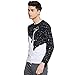 Jamickiki Men's Milk Printed Long Sleeve T-shirt