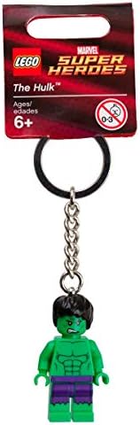 hulk lego keychain