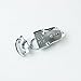 2X Drawbolt Closure Latch for Guitar or musical cases,65x35mm Chrome