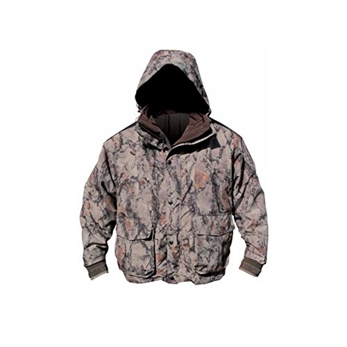 Natural Gear Camo Waterfowl Jacket, Camo Hunting Coat for Women and Men with Fleece Lining, 100% Dri Stalk Material (X-Large)