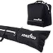 Athletico Padded Ski Bag Combo - Ski Bag & Separate Boot Bag - Store & Transport Skis Up to 200 CM and Boots Up To Size 13 - Padded to Protect All Your Ski Gear and Equipment for Travel (Black)