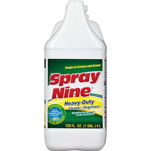 SPRAY NINE 26801 HEAVY DUTY CLEANER, DEGREASER & DISINFECTANT FOR HOME, YARD EQUIPMENT, AUTOMOTIVE & MORE – REFILL FOR SPRAY BOTTLE 1 GALLON (PACK OF 1)