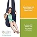Quility Indoor Therapy Swing for Kids with Special Needs | Lycra Snuggle Swing | Cuddle Hammock for Children with Autism, ADHD, Aspergers | Ideal for Sensory Integration (Up to 165lbs, Dark Blue)
