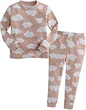 Vaenait Baby 12M-7T Kids Boys Sleepwear Pajama Top Bottom 2 Pieces Set Long Cloud