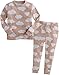 Vaenait Baby 12M-7T Kids Boys Sleepwear Pajama Top Bottom 2 Pieces Set Long Cloud