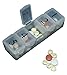 e-Pill Daily 5 Times A Day Pill Organizer, Vitamin and Medicine Pill Box - Clear