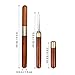 BESTONZON 2pcs Portable Stainless Steel Ice Pick Ice Tool Tea Needle Tea Knife with Copper Handle(Rosewood)