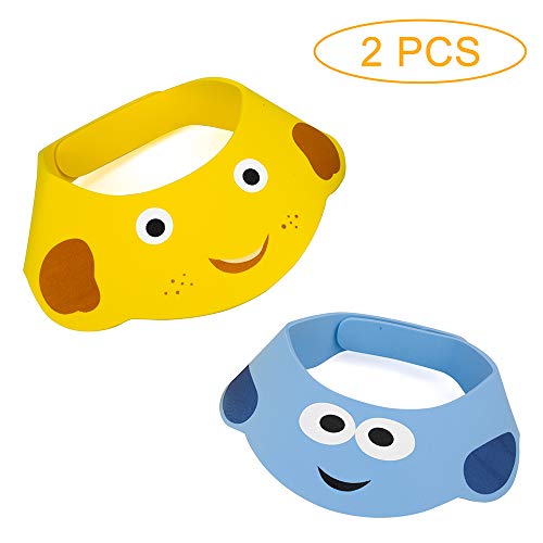 image for YIFEI 2 PCS Safe Protection Bath Cap - Shower Bathing Cap Soft Shampoo