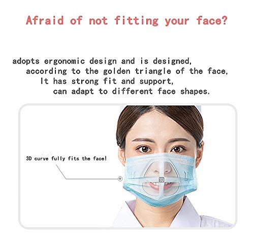 (10 pcs)3D Masks Bracket Protect Lipstick face mask Cool Silicone Bracket Creating More Space for Breathing Reusable Nose and Mouth Mask Holder Bracket