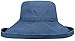 Simplicity Women's Cotton Summer Beach Sun Hat with Wide Fold-Up Brim Denim Blue