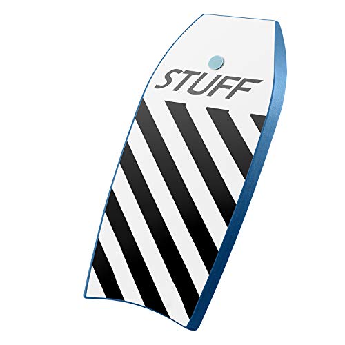 Grande Juguete Body Board 41" with EPS Core Slick Bottom and Leash for Kids and Adults (Blue) - Thumbnail 6