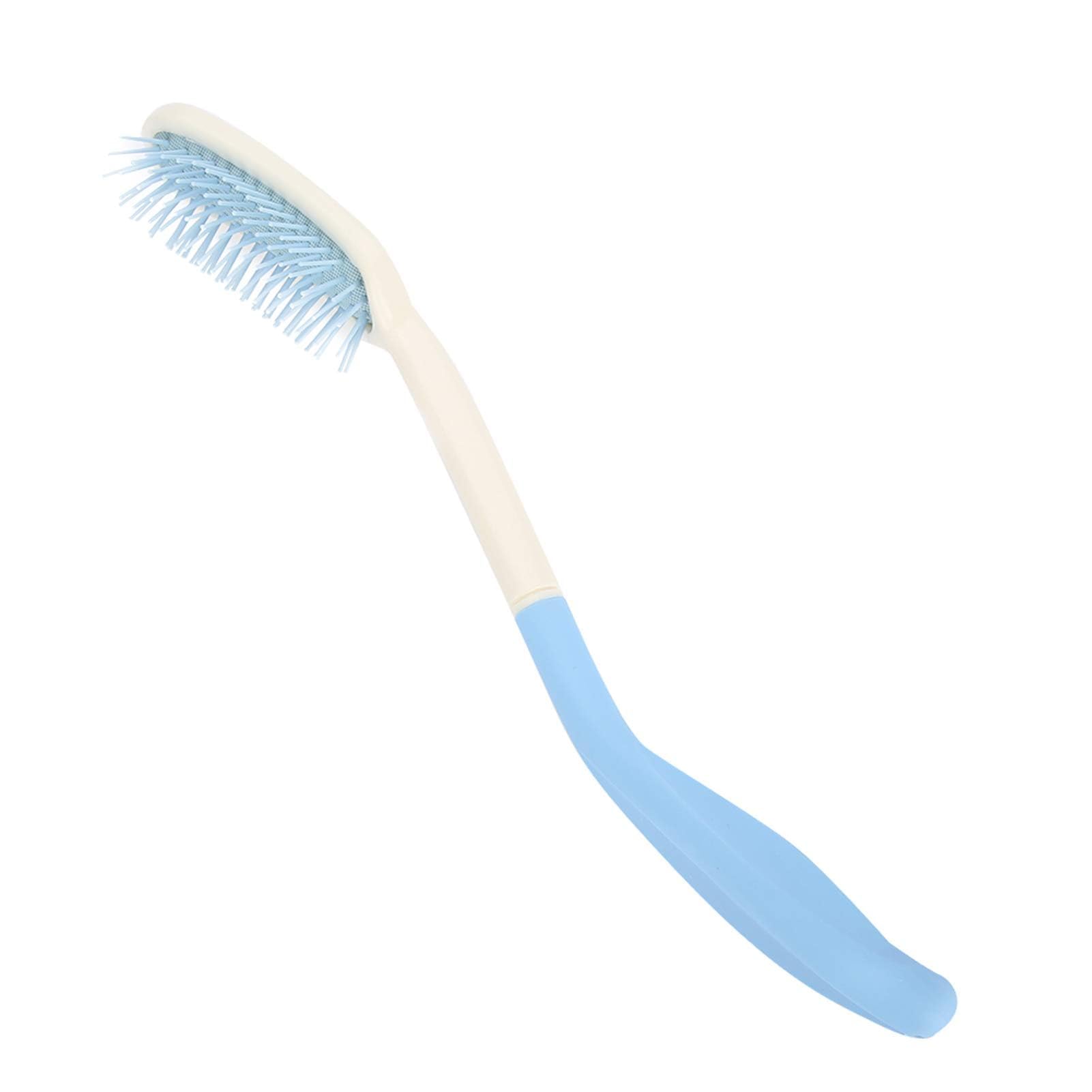 Agatige Long Reach Handled Hair Brush, Anti Slip Hairbrushes Beauty Hair Long Handle Brush Soft Comb and Brush for Elderly Long Reach Hair Brush and Inconvenient Upper Limb Activities