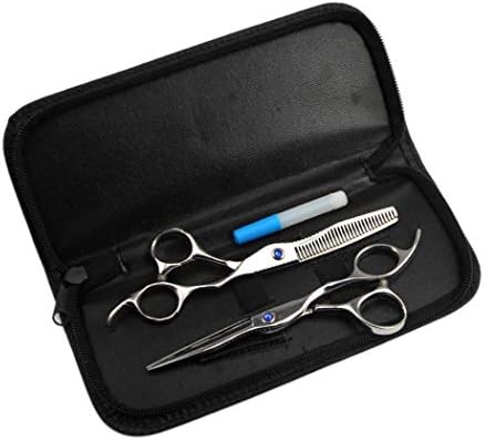家庭用ヘアーサロンはさみセット 着後レビューで 送料無料 ステンレス鋼理髪はさみ理髪はさみ Set 間伐壊れた髪の歯のはさみ