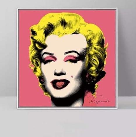 Amazon Co Jp 海外限定 Marilyn Monroe マリリン モンロー アンディ ウォーホル Andy Warhol 大型サイズあり キャンバス ポスター 美術品 絵画 3 40x40cm ホビー 通販