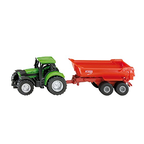 Siku 1632 - Traktor mit Halfpipe-Muldenkipper