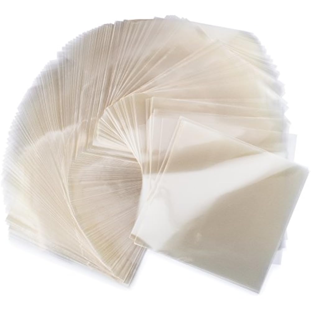 Crinklee Clear Caramel Candy Chocolate Wrappers Natural Cellophane 1000
