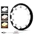 BEAUTME Hollywood LED Vanity Mirror Lights Kit with Dimmable Light Bulbs,Beauty Lighting Fixture Strip for Makeup Vanity Table Set in Dressing Room, Mirror Not Included(10 Bulbs kit) …