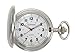 Gotham Men's Silver-Tone Polished Finish Covered Quartz Pocket Watch # GWC15042S