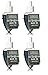 Bath & Body Works Black Tie Wallflower Refill Home Fragrance Bulb - Lot of 4