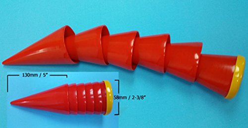 SWIMMING POOL LEAK DETECTION DYE TESTING CONES- QUICK PLUGS SET OF 6
