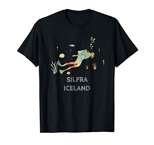 Diving at Silfra, Iceland Vintage T-Shirt