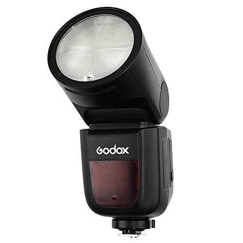Godox V1 V1N V1N Camera Flash Speedlight Round Head 1/8000 HSS, 480