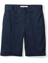Boys' Flat Front Uniform Chino Short