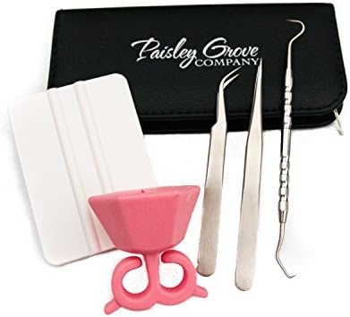 Weeding tools for vinyl, Set of 5 pieces with Case and includes Weeding Ring from PaisleyGroveCo