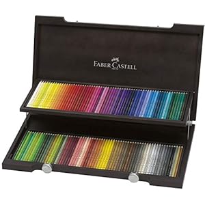 Faber-Castell 110013 – Buntstifte Polychromos, im 120er Holzkoffer