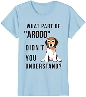 Womens Chicky Beagles T Shirt, Beagles Shirt XL Baby Blue