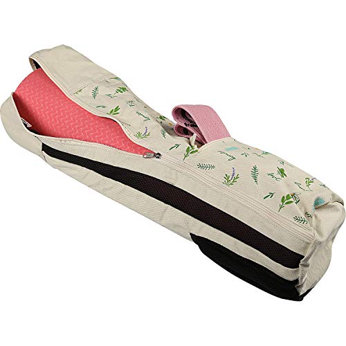 The-Great-Oak-Premium-Yoga-Mat-Carrier-Bag-Adjustable-Strap-Full-Zip-All-in-One-Lightweight-Multi-Functional-Pockets-Machine-Washable-Fits-Larger-Mats