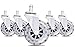 Workablez Office Chair Casters - Set of 5 Replacement Polyurethane Caster Wheels for Desk Chairs - 3