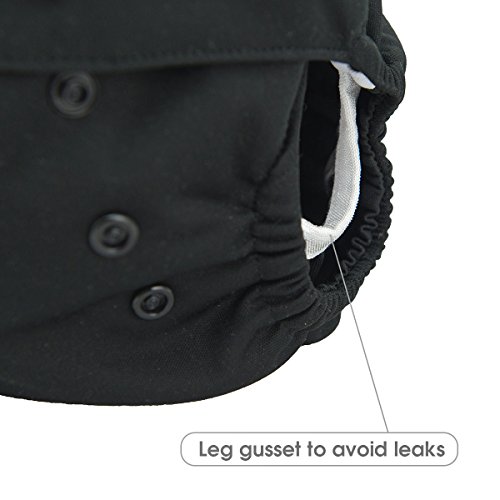 Babygoal Cloth Diaper Covers for Fitted Diapers and Prefolds with