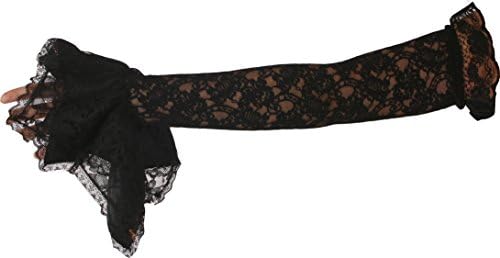 GothikShopGothic Victorian Bridal Cocktail Girls Flaired Bridal Prom Long Arm Gloves