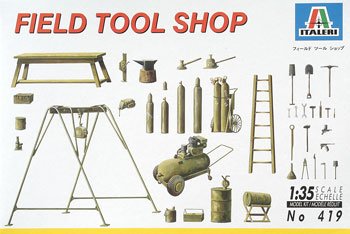 Italeri 1/35 Field Tool Shop # 419