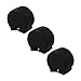 BQLZR Black Rubber Clarinet Thumb Rest Cushion Protector Comfortable Pack of 5