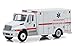 International Durastar Ambulance Fire Department Emergency Medical Services ALS Unit White H.D. Trucks Series 14 1/64 Diecast Model by Greenlight 33140 B