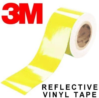 3M Scotchlite Yellow Reflective Tape (1m x 50mm)